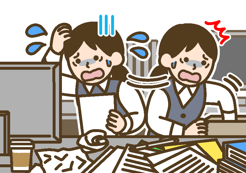 ADHDの特性で仕事がうまく進まず困っている女性