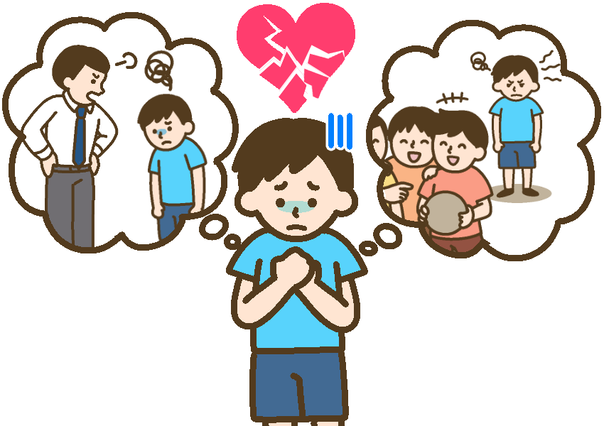心が傷ついた子供